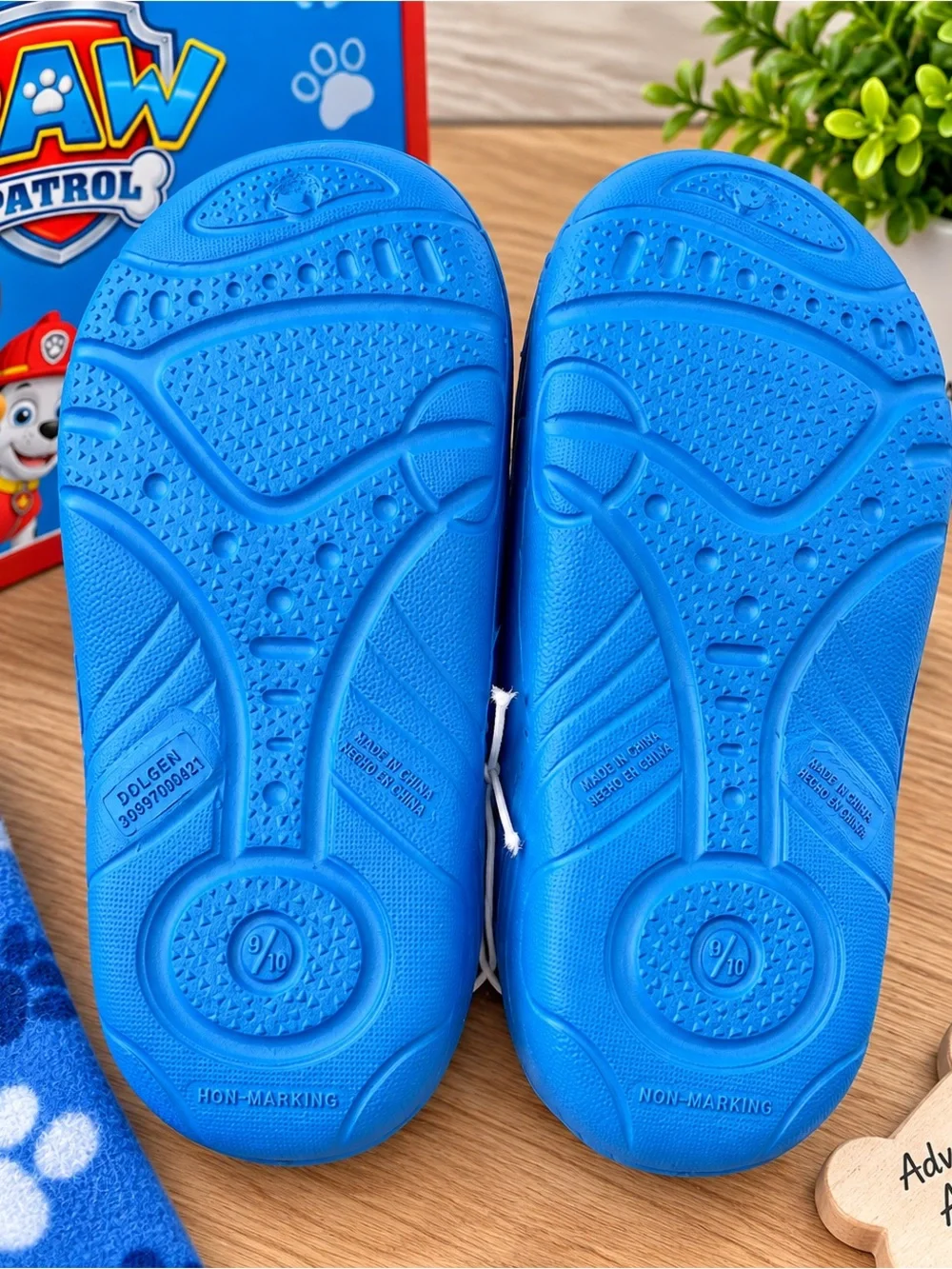 Paw Patrol Blue Kids Character Slip-On Clogs